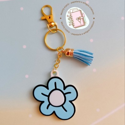 Porta-Chaves Flores Geladas