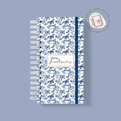 Caderno Slim Borboletas de Inverno