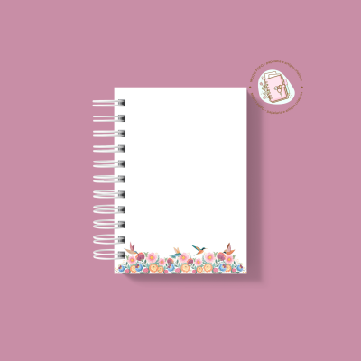 Caderno Birds And Flowers
