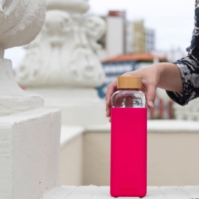 Garrafas Reutilizáveis – Vidro ou Inox Térmico Garrafas Reutilizáveis – Vidro ou Inox Térmico