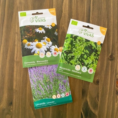 Sementes Biológicas Portuguesas Flores Aromáticas e Legumes