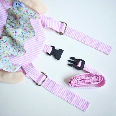 Mochila Pré-escolar Alças Ajustáveis e Guia