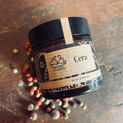 Cera para Barba Bigode e Cabelo Vegan