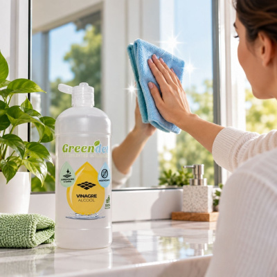 Vinagre de Limpeza Biodegradável para Superfícies Calcário e Roupa