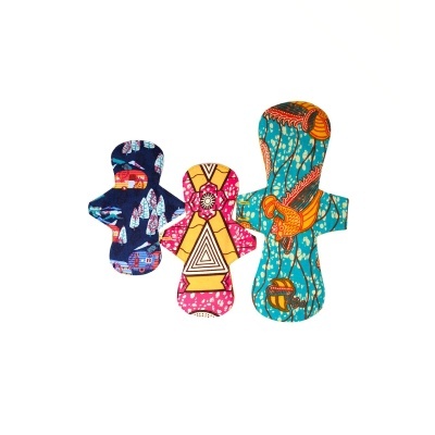 Pensos Menstruais Reutilizáveis Fecho em Botão Pensos Menstruais Reutilizáveis Fecho em Botão