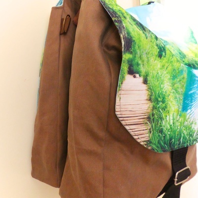 Alforge Duplo para Bicicleta com Fita Tira-Colo Alforge Duplo para Bicicleta com Fita Tira-Colo