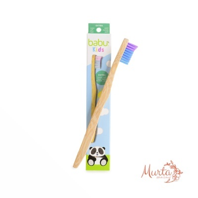 Escova de Dentes Criança Cabo em Bambu