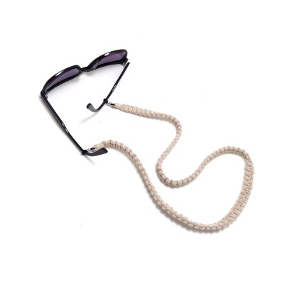 Fitas em Macramé para Óculos e Telemóvel Cor Neutra