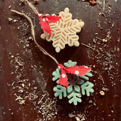 Mini Sabões e Enfeites Rena ou Floco de Neve Mini Sabões e Enfeites Rena ou Floco de Neve