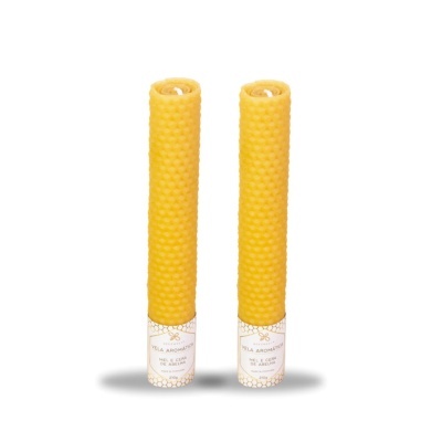 Velas de Cera de Abelha e Mel Biológicos