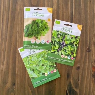 Sementes Biológicas Portuguesas Flores Aromáticas e Legumes