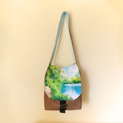 Alforge Duplo para Bicicleta com Fita Tira-Colo Alforge Duplo para Bicicleta com Fita Tira-Colo