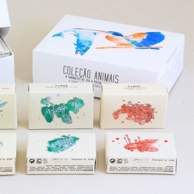 Conjuntos de Sabões Naturais Temáticos Animais e Herbária