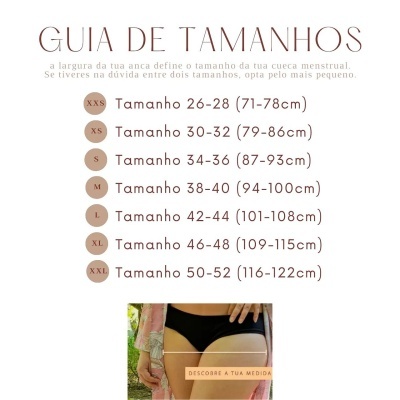 Cuecas Menstruais Formato Regular e Costuras Invisíveis Cuecas Menstruais Formato Regular e Costuras Invisíveis