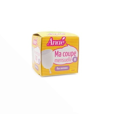 Copo Menstrual Reutilizável em Silicone Três Tamanhos e Saco