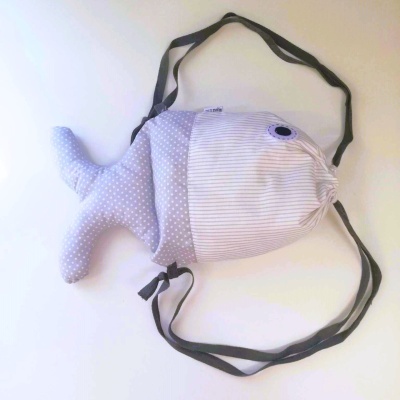 Saco com Alças Formato Peixe Solidário