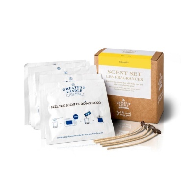 Kit Velas Caseiras – Cera Perfumada, Pavios e Instruções