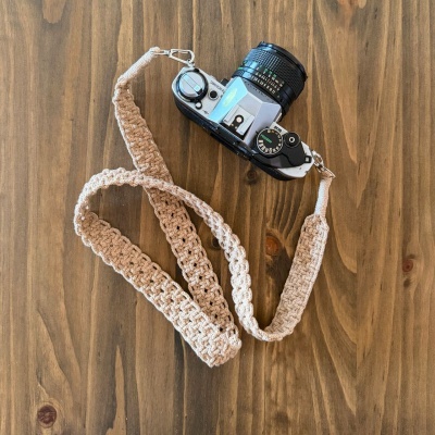 Alça em Macramé para Máquina Fotográfica ou Bolsa Alça em Macramé para Máquina Fotográfica ou Bolsa