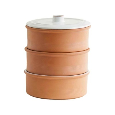 Germinador em Terracota com Três Níveis e Tampa Germinador em Terracota com Três Níveis e Tampa