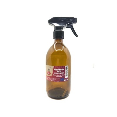 Frasco de Vidro Âmbar com Pulverizador 500mL