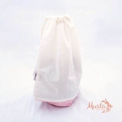 Conjunto de Sacos de Tecido Artesanais e Solidários – Três Tamanhos