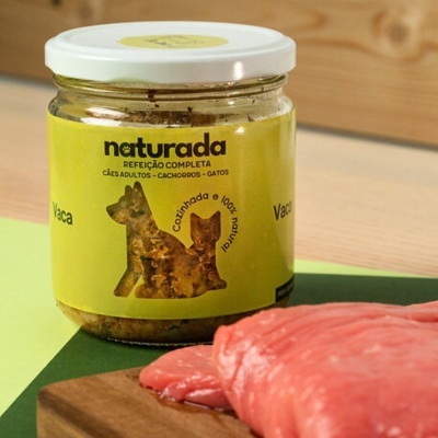 Alimento Húmido para Cão e Gato Natural e Cozinhado