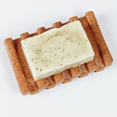 Saboneteira em Cortiça Impermeável e com Escoamento