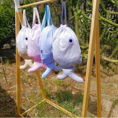 Saco com Alças Formato Peixe Solidário