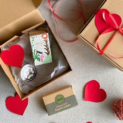 Caixa Presente Cuidado de Rosto – Sabão e Cera para Barba