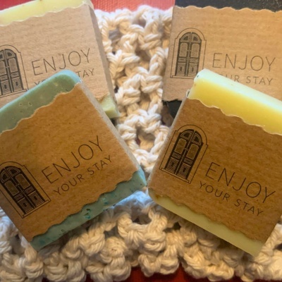 Sabões Aromáticos Miniatura Todas as Peles Vegan e Personalizados