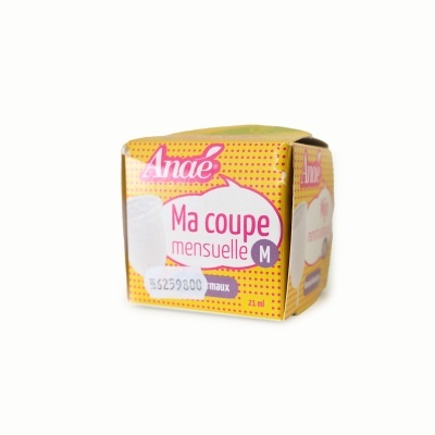 Copo Menstrual Reutilizável em Silicone Três Tamanhos e Saco