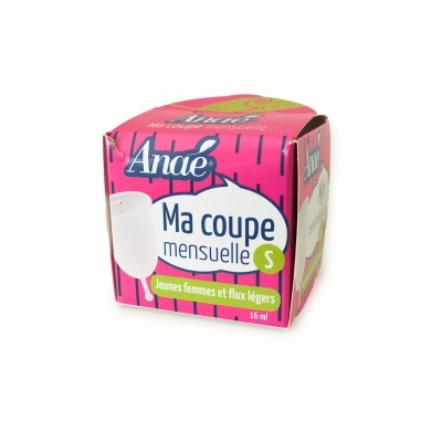Copo Menstrual Reutilizável em Silicone Três Tamanhos e Saco