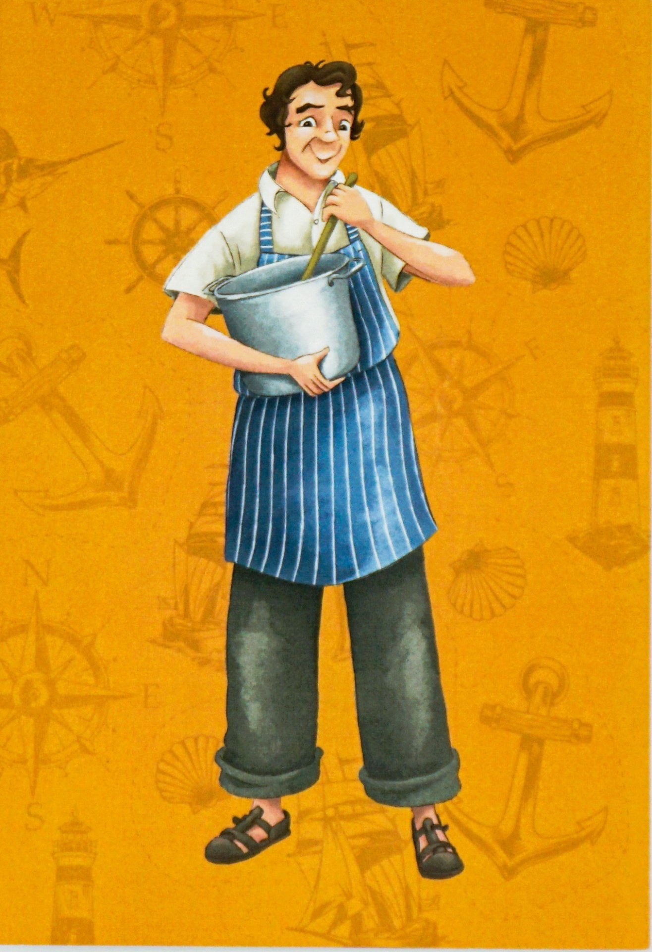 Bloco de Argolas Profissões da Pesca