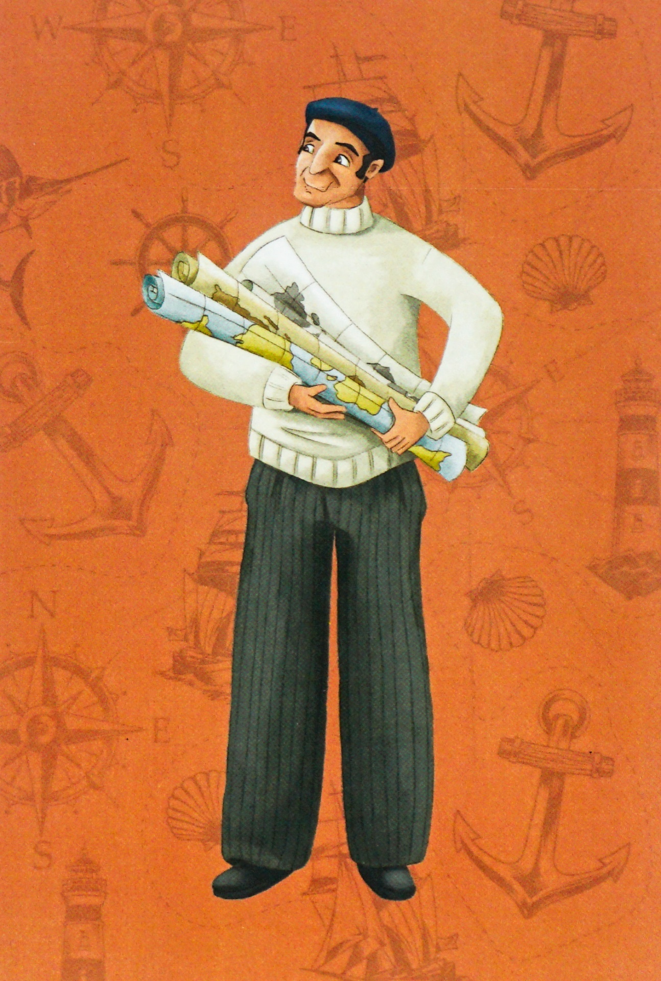 Bloco de Argolas Profissões da Pesca