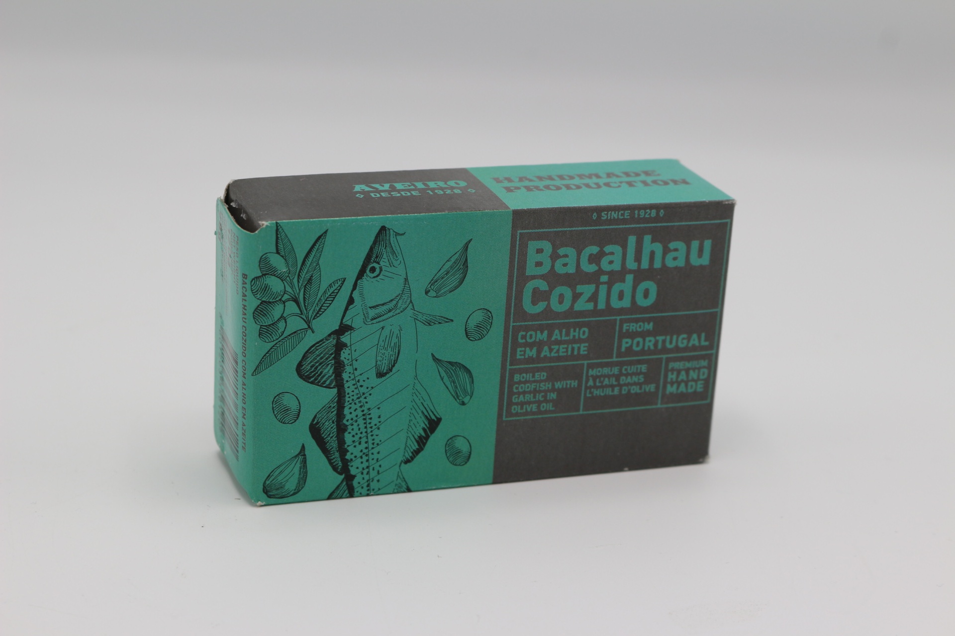 Bacalhau cozido com Alho em Azeite