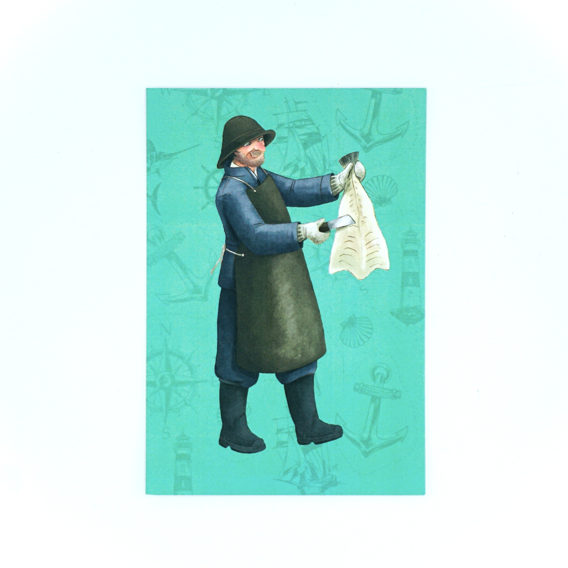 Postal Profissões da Pesca