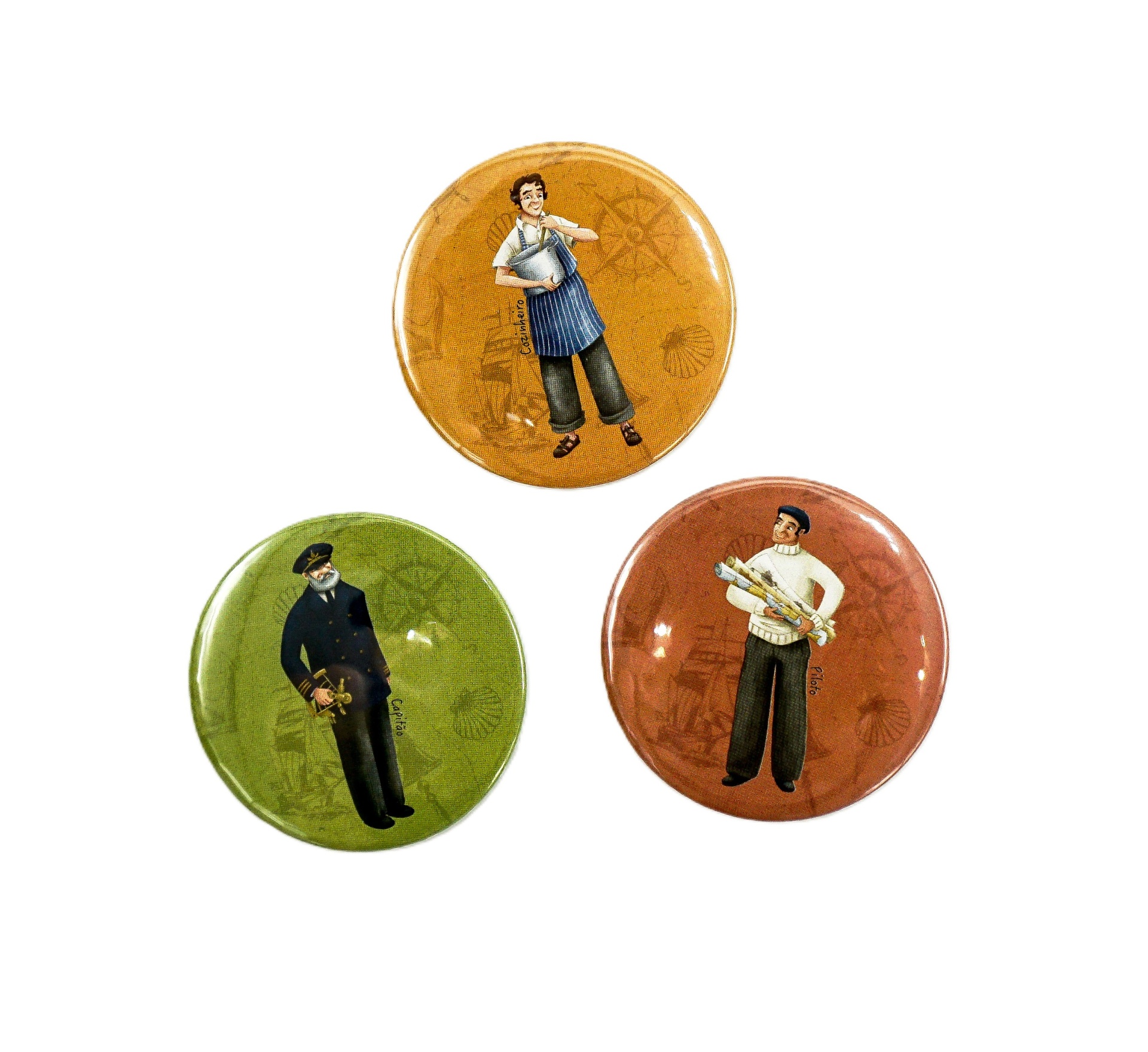 Crachás Profissões da Pesca