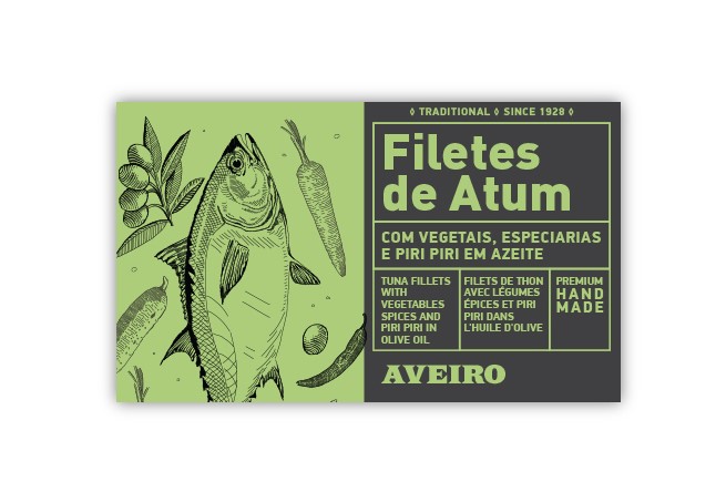 Filetes de Atum com Vegetais, Especiarias e Piri Piri em Azeite