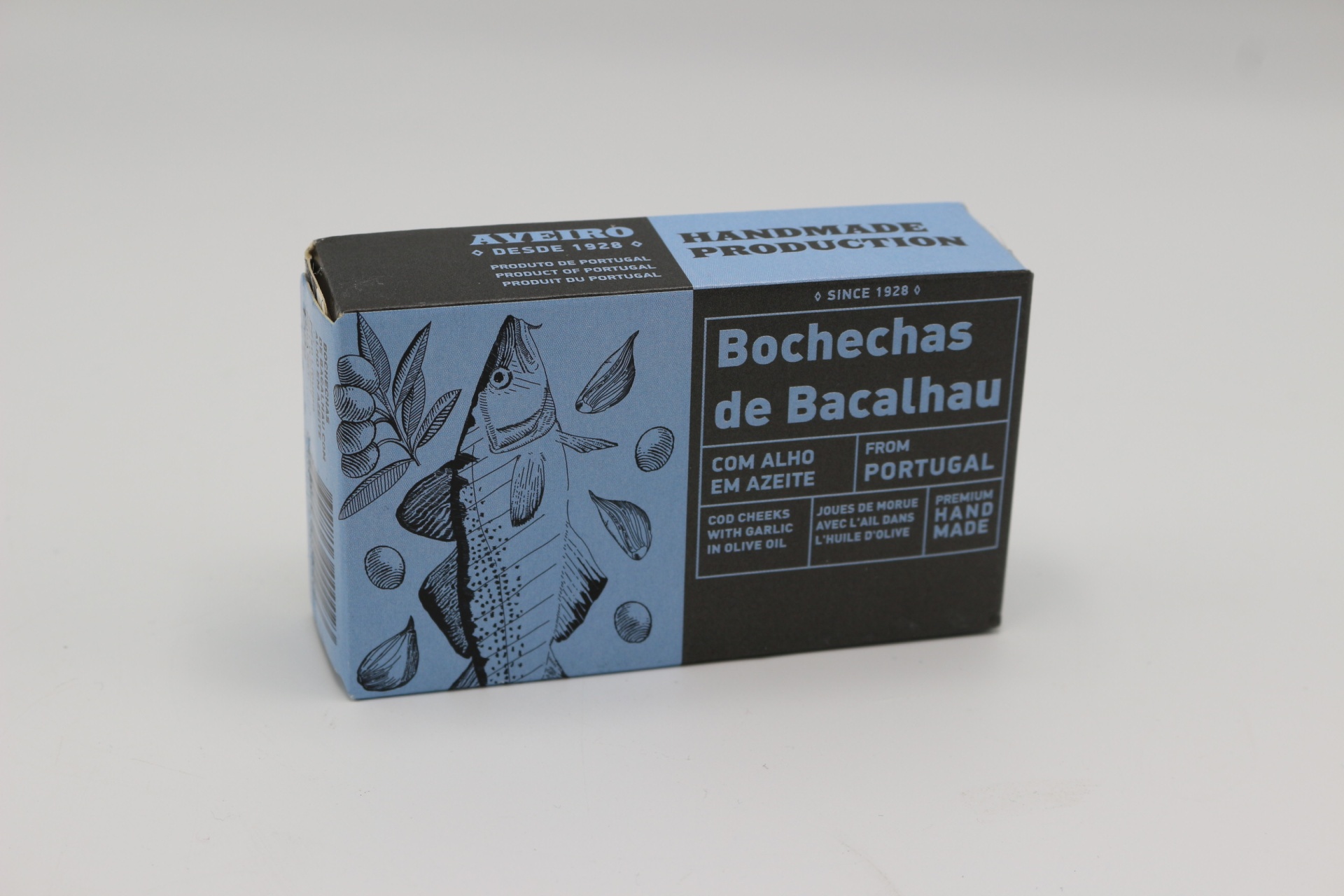 Bochechas de bacalhau com alho e azeite