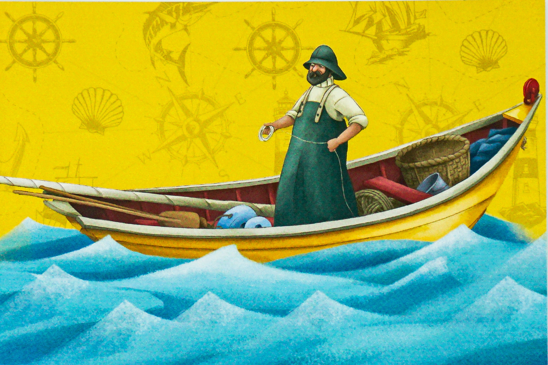 Bloco de Argolas Profissões da Pesca