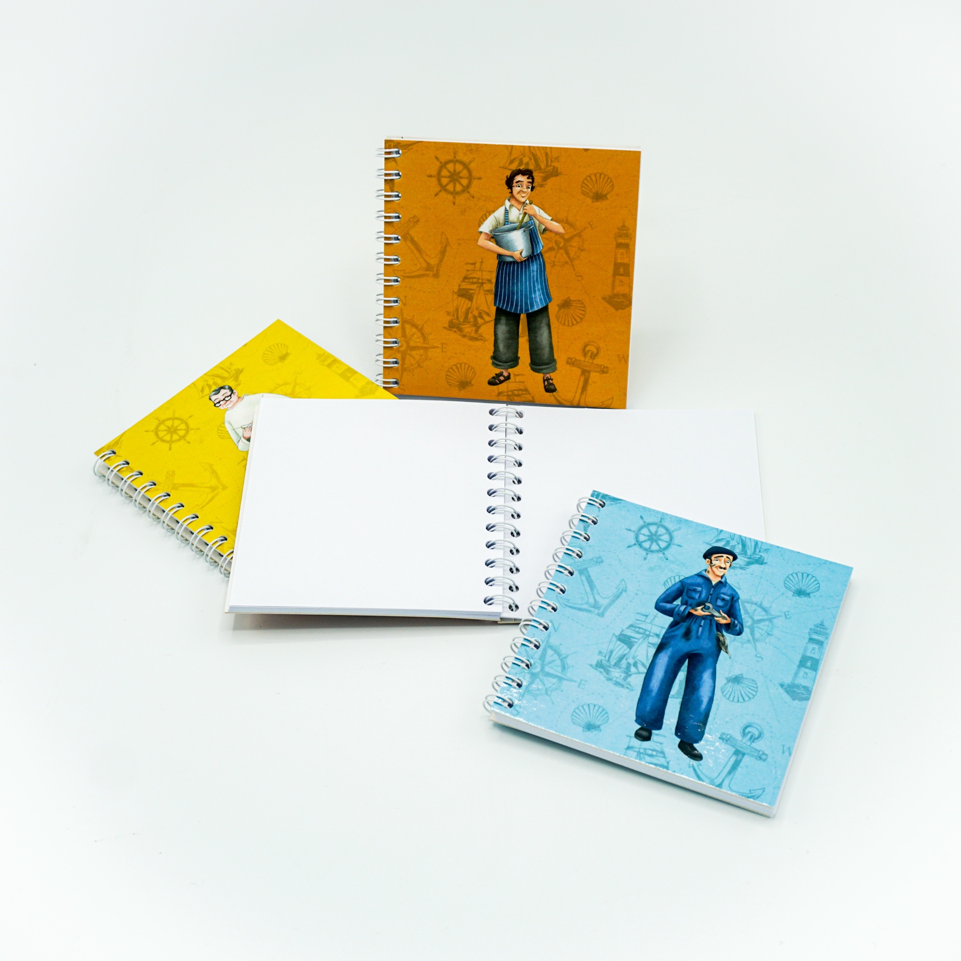 Bloco de Argolas Profissões da Pesca