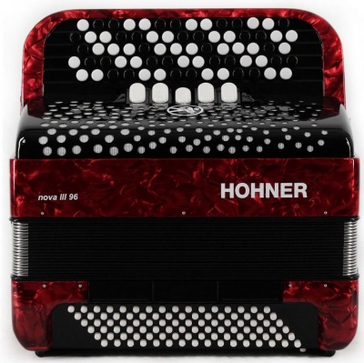HOHNER ACORDEÃO NOVA III 96RD