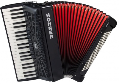 HOHNER ACORDEÃO BRAVO III 120 BK