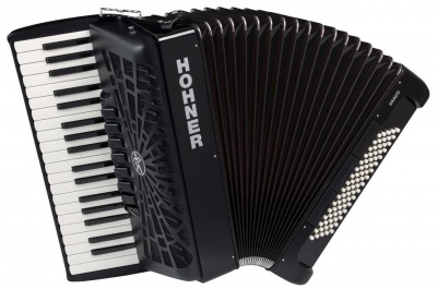 HOHNER ACORDEÃO BRAVO III 80 BK