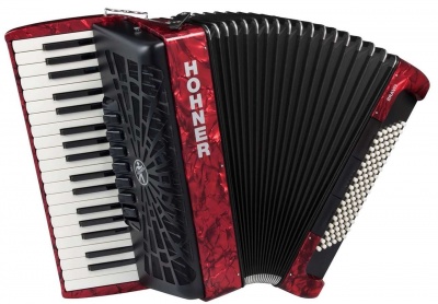 HOHNER ACORDEÃO BRAVO III 96 ENC