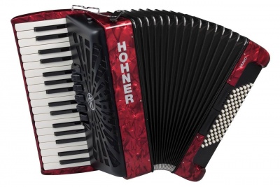 HOHNER ACORDEÃO BRAVO III 72 ENC