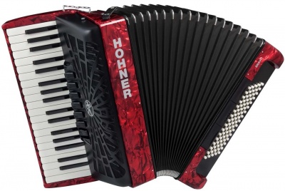 HOHNER ACORDEÃO BRAVO III 80 ENC