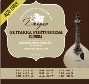 DRAGÃO GUITARRA PORTUGUESA COIMBRA AÇO INOX