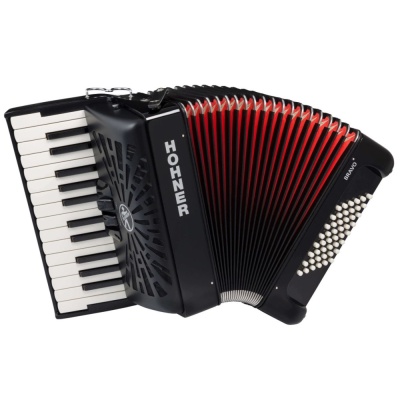 HOHNER ACORDEÃO BRAVO II 48 BK