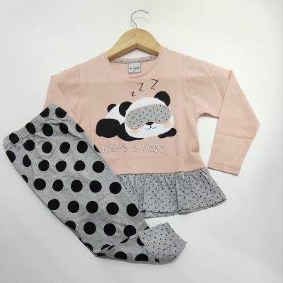 Pijama " Panda " 100% Algodão